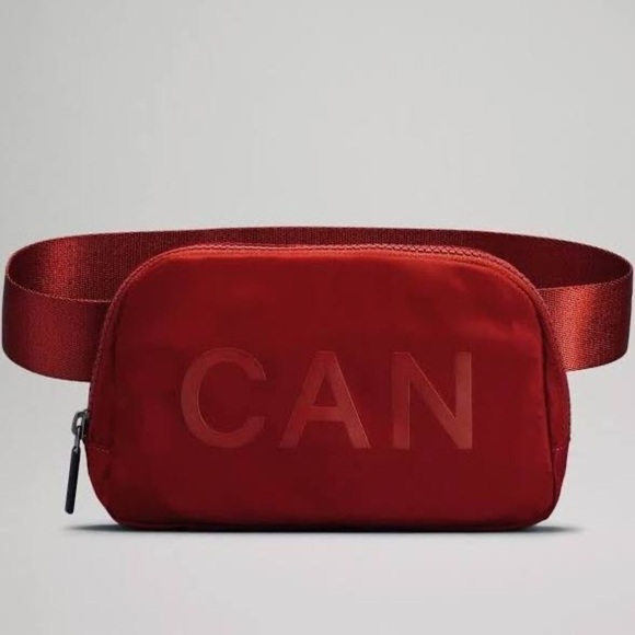 🆕 Lululemon Everywhere Belt Bag ebb Dark Sport Red Team Canada Olympics - Picture 5 of 5